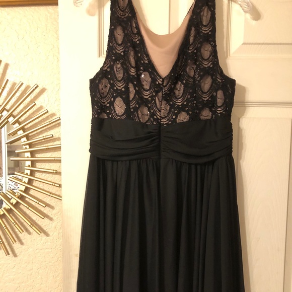 Black JH Evening A-line Dress US size 12 - Picture 5 of 15